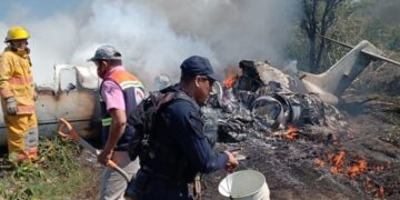 Fuerza aérea mexicana pierde 6 de sus miembros en accidente de aeronave