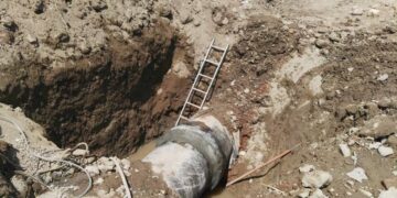 Avería en ducto de agua deja sin el servicio a miles de personas en el valle de México