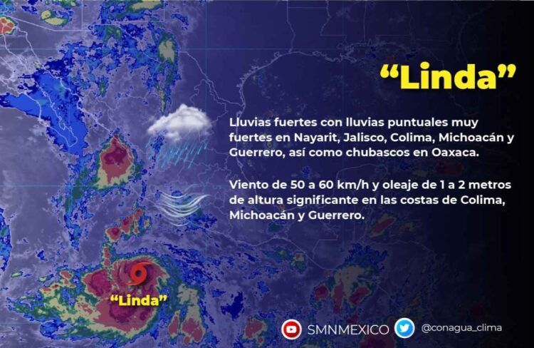 Tormenta tropical afecta a Guerrero y a otros cinco Estados 