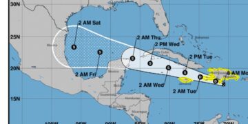 «Grace» se enfila hacia Yucatán 