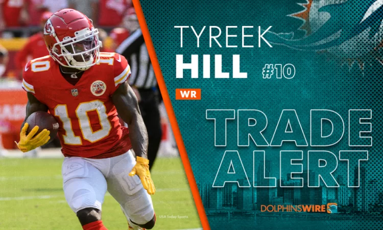 Tyreek Hill con los Dolphins