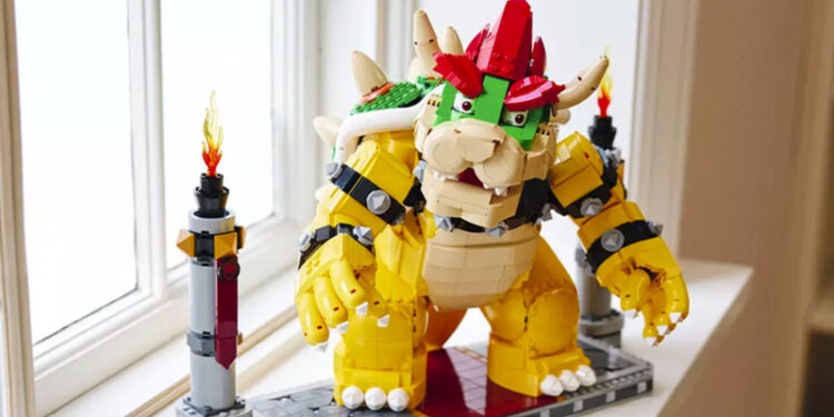 Bowser y su versión en LEGO