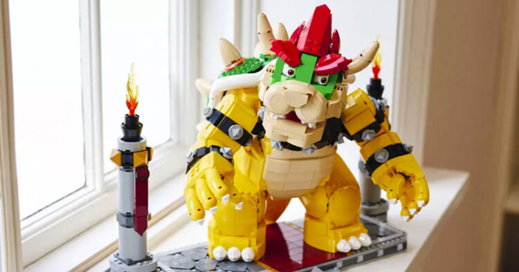 Bowser y su versión en LEGO
