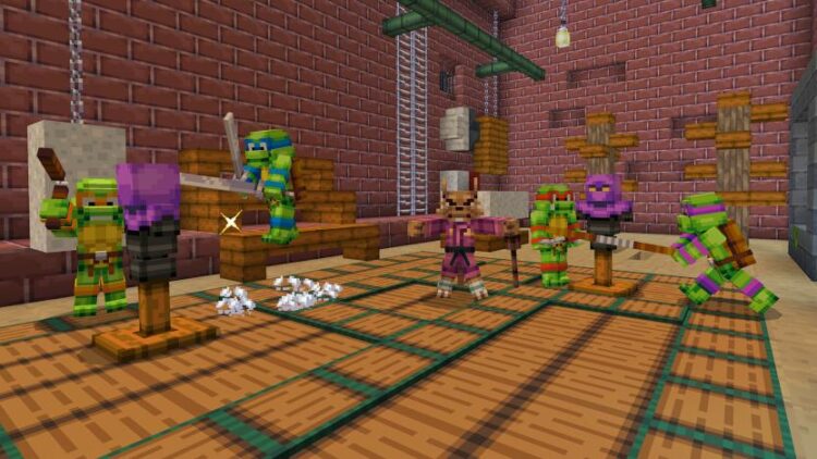 Minecraft lanza emocionante DLC de las Tortugas Ninja